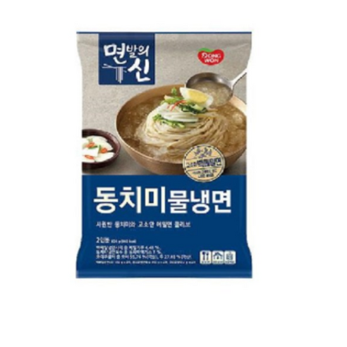 동원 면발의신 동치미물냉면, 806g, 4개