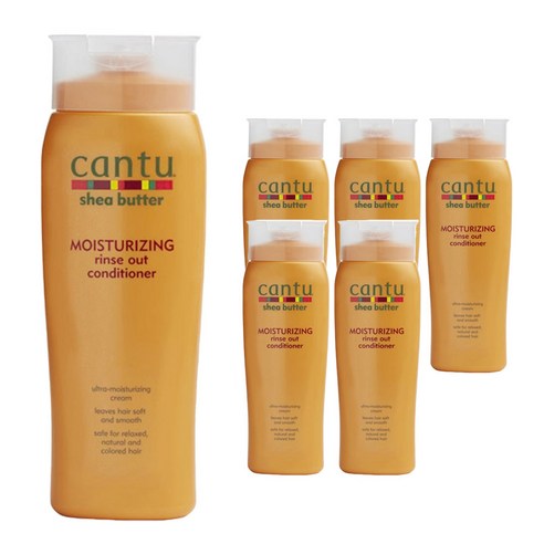 칸투 시어 버터 모이스처라이징 린스 아웃 컨디셔너, 6개, 400ml