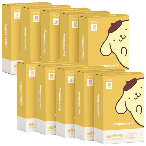 산리오 캐릭터즈 밴드 폼폼푸린, 10개, 10개입