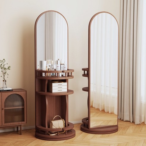 좁은 방, 넓게 쓰는 마법! 스탠딩 전신 거울 화장대로 공간 활용 끝판왕 되기 전신거울화장대