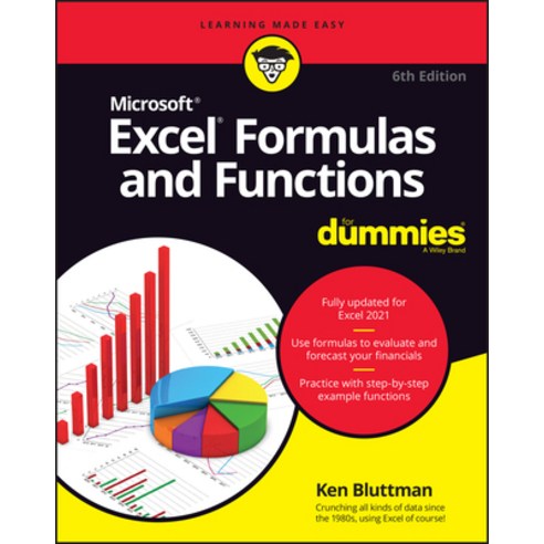 (영문도서) Excel Formulas & Functions for Dummies Paperback, English, 9781119839118