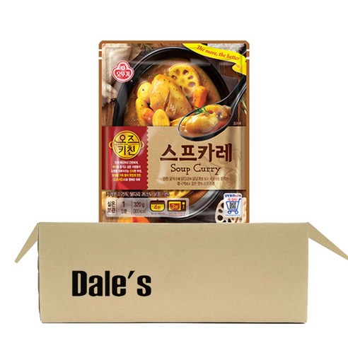 데일즈기획 오뚜기 오즈키친 스프카레, 320g, 2개