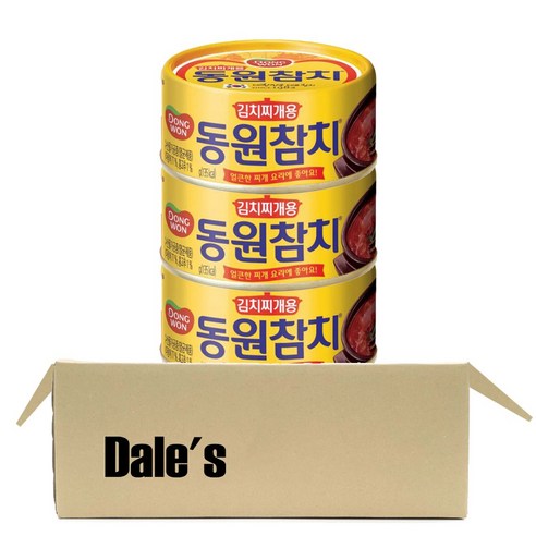데일즈기획 동원 김치찌개용 참치, 90g, 6개