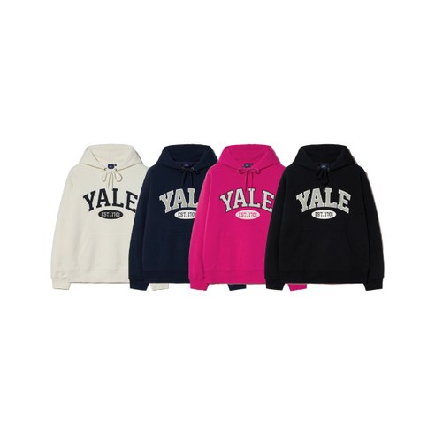 예일 YALE 4 COLOR 투톤아치 후드