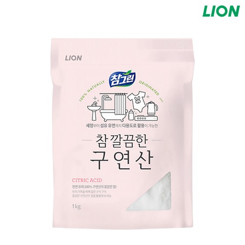 참그린 참 깔끔한 구연산 1kg / 참 깨끗한 과탄산소다 1kg 청소용, 1개 청소/주방세제 Best Top5