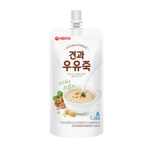 서울우유 견과 우유죽, 130g, 20개