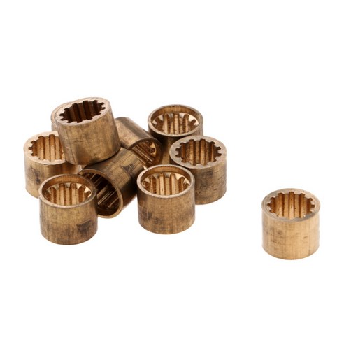 10pcs 황동 스누커 풀 큐 페룰 큐 팁 당구 액세서리 9.5mm