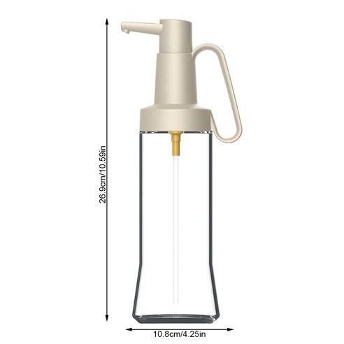 500ML 오일 병 샐러드 드레싱 식초 부어 냄비 바베큐 빈 쏟아지는 컨테이너 가정용 빵집 레스토랑 요리사 액세서리
