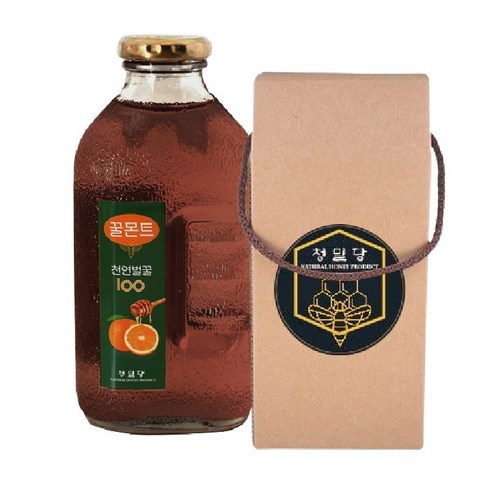 청밀당 꿀몬트 베트남 천연 100% 꿀 5종, 커피, 1개, 700g