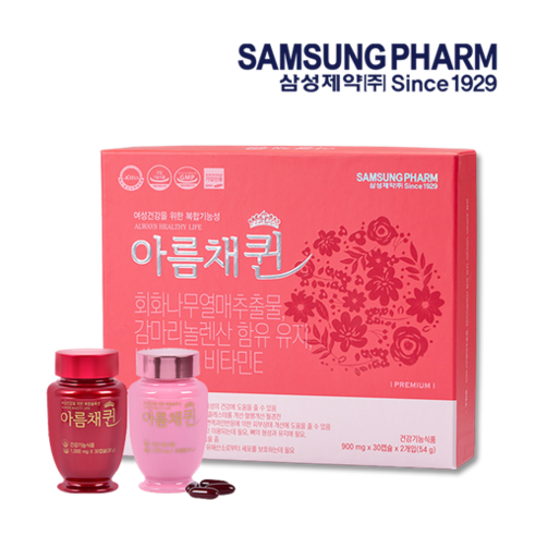 갱년기 여성을 위한 전문적으로 제작된 아름채퀸 복합기능성 영양제는 갱년기 증상을 완화하고 전반적인 건강을 지원합니다.