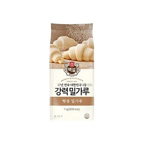 강력 밀가루(백설 1K)X10 식자재, 1kg, 1개