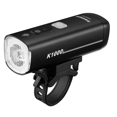 RAVEMEN K1000 AI 자전거 라이트 전조등 AI야간 라이딩 모드 4000mAh 1000루멘, 4개, 블랙