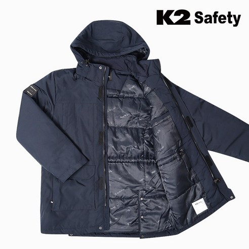 K2 스냅포켓 소프트 패딩 점퍼 JP-2210 - 겨울용 남녀공용 오버핏 점퍼