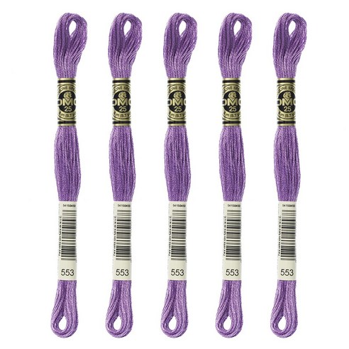 브랜드얀 DMC 자수실 25번 면사 5p, 553번, 8m, 5개