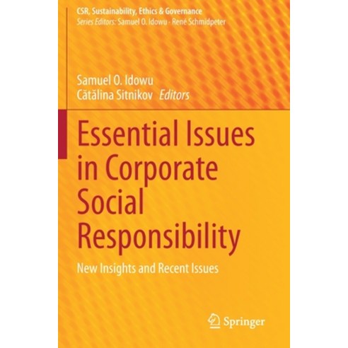 Essential Issues in Corporate Social Responsibility: New Insights and Recent Issues Paperback, Springer, English, 9783030392314