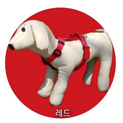 케어 강아지 관절 슬개골 보호 앞섬방지 하네스, 레드, 1개
