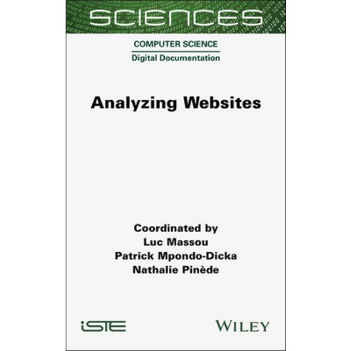 (영문도서) Analyzing Websites Hardcover, Wiley-Iste, English, 9781789451030