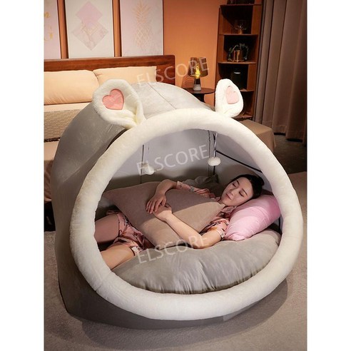 초대형 인간둥지 대형 꿀잠 동굴하우스 숨숨집 하우스, 다크그레이네스트(매트리스토퍼)