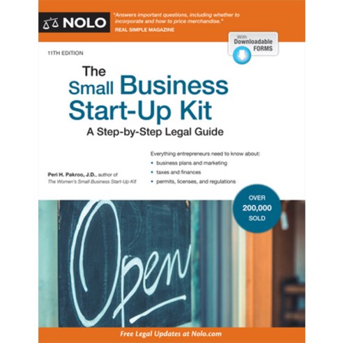 The Small Business Start-Up Kit:A Step-By-Step Legal Guide, The Small Business Start-Up.., Pakroo, Peri(저),Nolo, Nolo