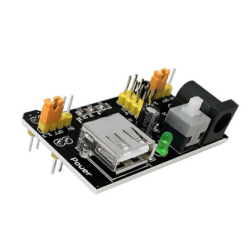 DIY 용 3.3V/5V 빵 보드 전원 공급 장치 모듈 어댑터 실드, 블랙