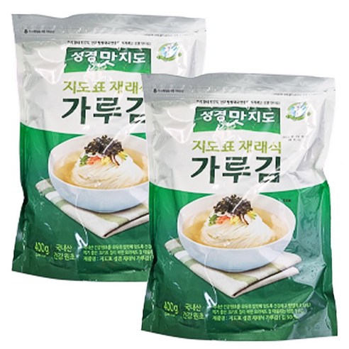 ## 7979 지도표 성경 재래식 김가루 400g x 2개