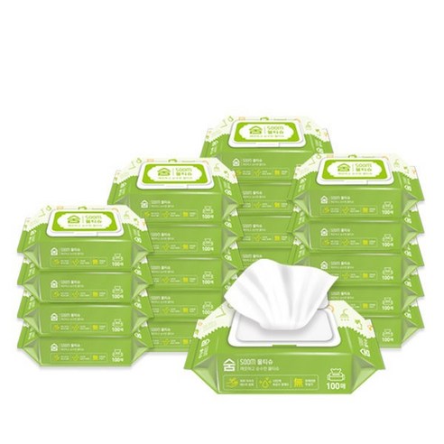 촉촉함이 숨 쉬는 공간, 숨 대용량 저자극 물티슈로 완성하는 깨끗한 일상