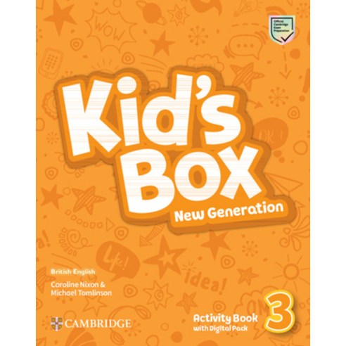(영문도서) Kid''s Box New Generation Level 3 Activity Book with Digital Pack British English Paperback, Cambridge University Press, 9781108895545