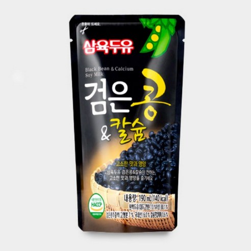 풍부한 영양소와 달콤한 맛을 한번에! 건강을 위한 삼육두유 검은콩 칼슘