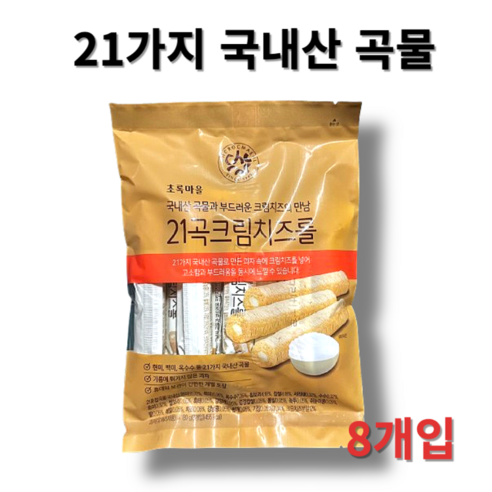 초록마을 21곡 크림치즈롤, 80g, 2개