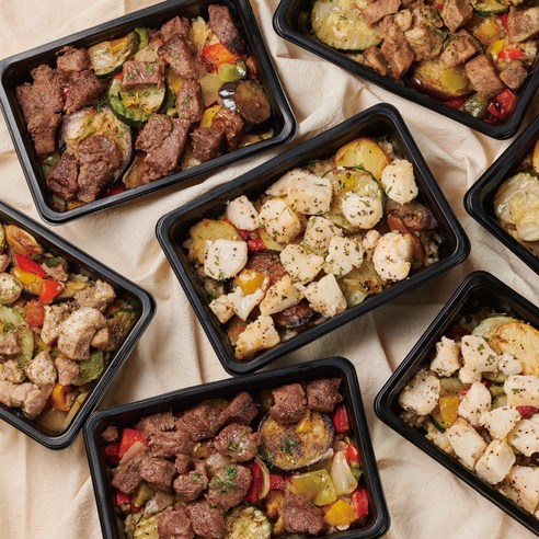 건강한 삶을 위한 완벽한 선택, 단백질 집중 체육관 도시락