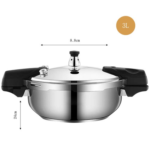 Ryusei 미니 압력밥솥, 스텐, 대용량, 인덕션 압력밥솥, IH 압력밥솥