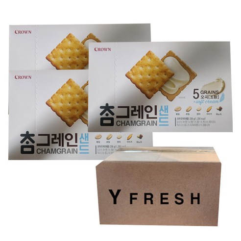 [YFRESH]참그레인샌드 + yfresh박스, 256g, 6개