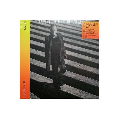 LP판 미국 Sting The Bridge 2 x 레코드판 LP Album Deluxe Edition 180 Gram 민트 M