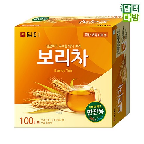 담터 보리차 100티백, 1.5g, 100개입, 1개