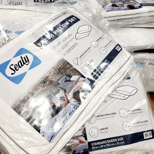 잠 못 이루는 밤, 씰리 베개 스탠더드로 편안한 숙면을 되찾으세요! 씰리베개