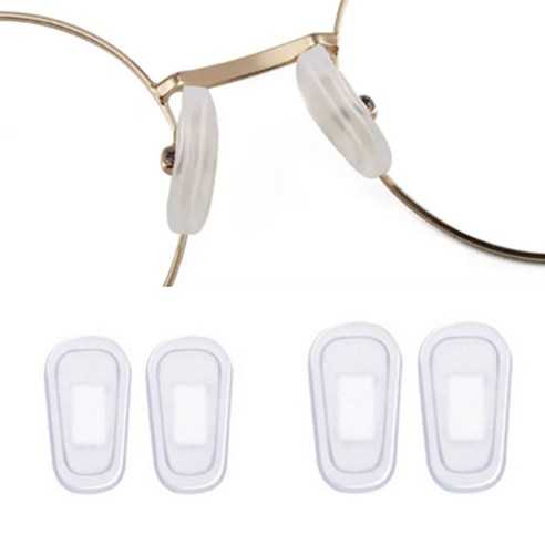 안경 코받침 실리콘 커버 - 안경자국 흘러내림 방지 및 통증 완화