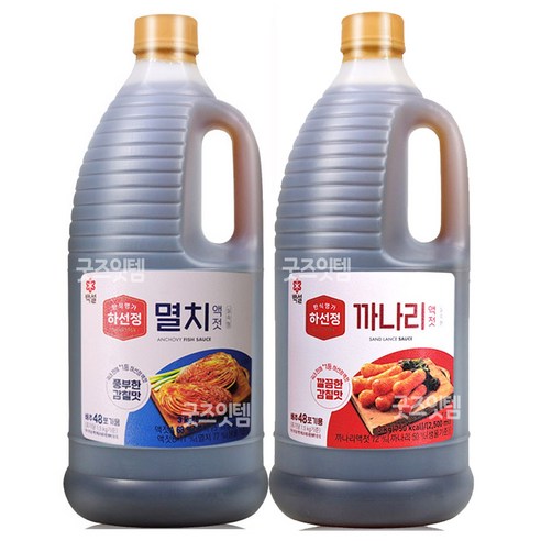 하선정 멸치액젓 3kg + 까나리액젓 3kg - 멸치액젓 | 쿠팡
