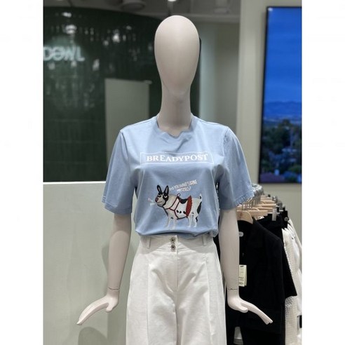 듀엘 브레디포스토 콜라보 프린트 티셔츠 D242MSM105(3605740) 백화점