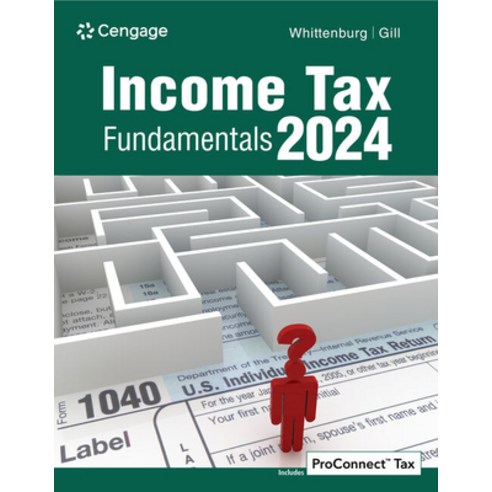 (영문도서) Income Tax Fundamentals 2024 Paperback, Cengage Learning, English, 9780357900932