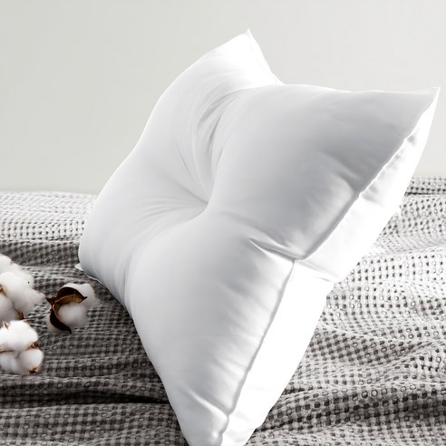 숙면을 위한 현명한 선택, 네모라인 지퍼형 낮은 베개솜 리뷰 낮은베개솜