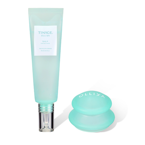 티나게 올리바 컵 + 주름기능성 세럼 30ml V라인 리프팅 마사지, 1세트