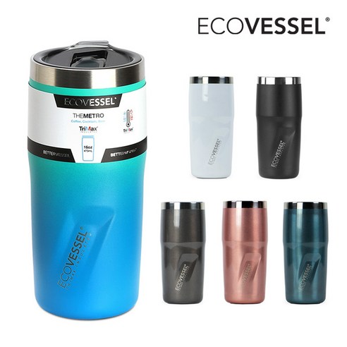 메트로 16oz 473ml 3중단열 스테인레스 보온보냉 텀블러, 473ml 16oz, 블루문