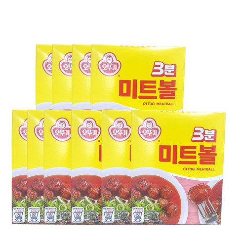 오뚜기 3분 미트볼, 150g, 10개