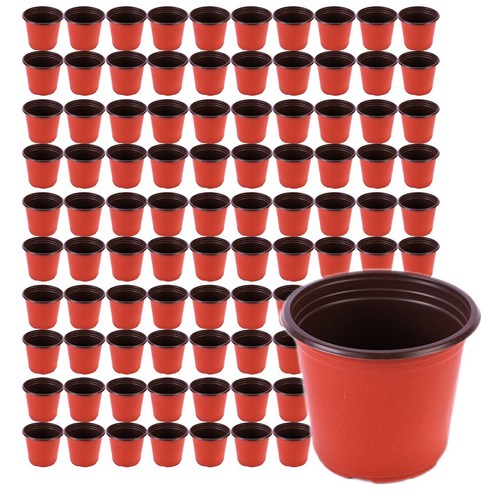 이색포트 모종컵 화분 100개 세트 90mm 110mm 130mm 150mm 170mm 190mm 210mm