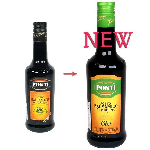 PONTI 유기농 발사믹식초 500ml 모데나 아세토, 1개