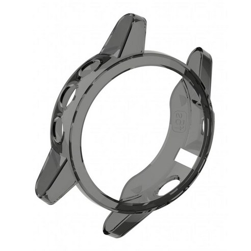 스마트 시계 실리카 젤 보호 케이스 커버 Garmin Fenix 5S, 블랙, 44.6mm, 실리콘
