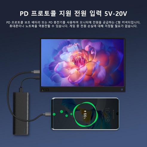 ZEUSLAP 15.6인치 120Hz 휴대용 모니터: 작업 효율성과 엔터테인먼트 향상을 위한 탁월한 디스플레이 솔루션