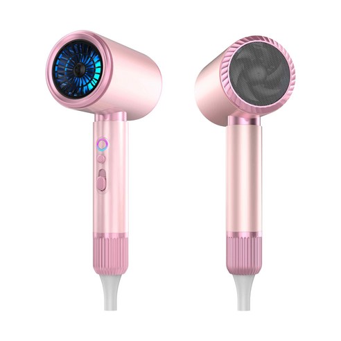 SAMSEA 샘씨 파워풍량 전문가용 이온 헤어 드라이어 2100W, 핑크