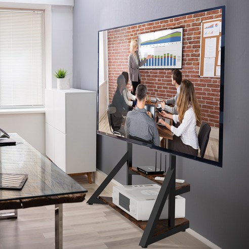 안전하고 다기능적인 대형 TV를 위한 믿음직한 거치대: UNHO의 특대형 TV 스탠드