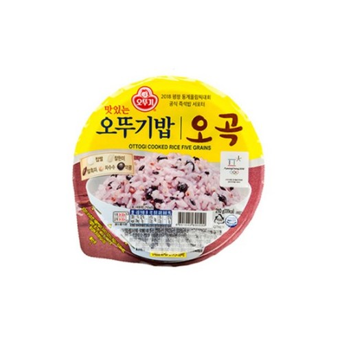 맛있는 오뚜기밥 오곡, 210g, 36개